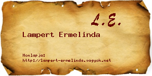 Lampert Ermelinda névjegykártya